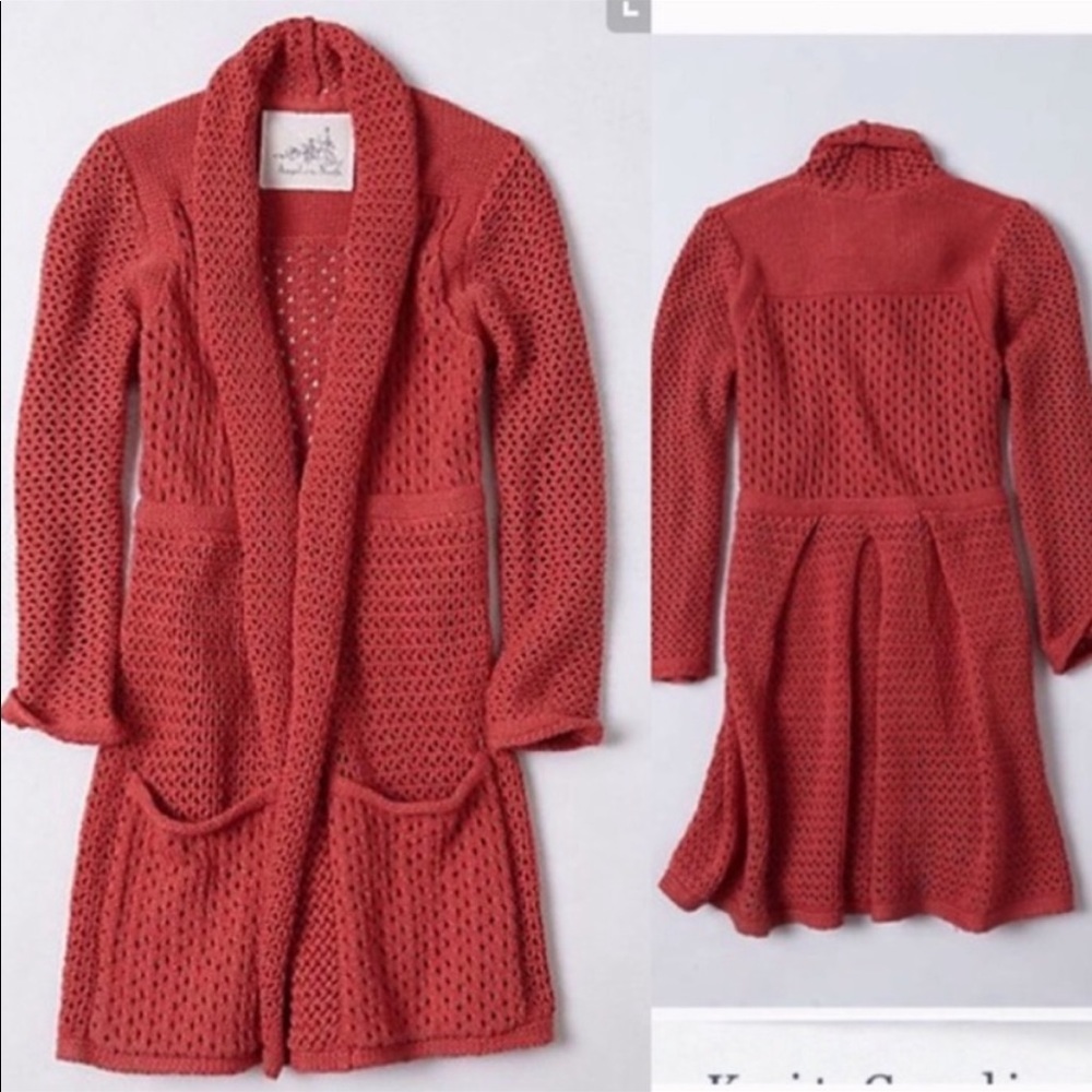 Anthropologie angel the north airy open cardigan